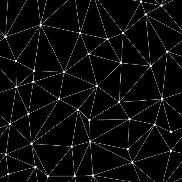 抽象多边形点线科技背景