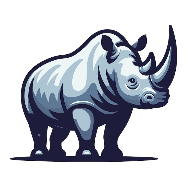 犀牛插画