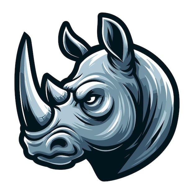 犀牛插画