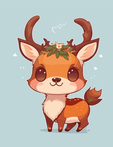 鹿的吉祥物标志