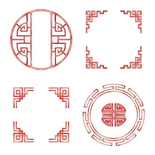 中国风中式传统装饰边框