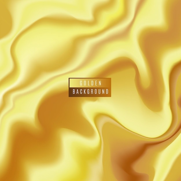 金色液体华丽背景