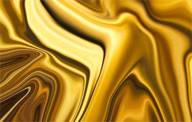 金色液体华丽背景