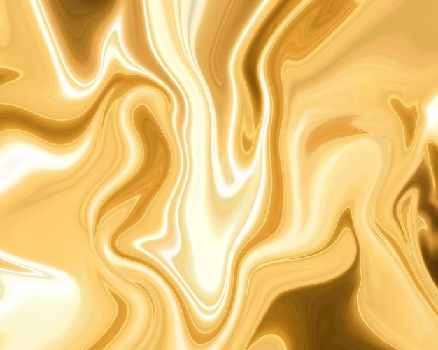 金色液体华丽背景