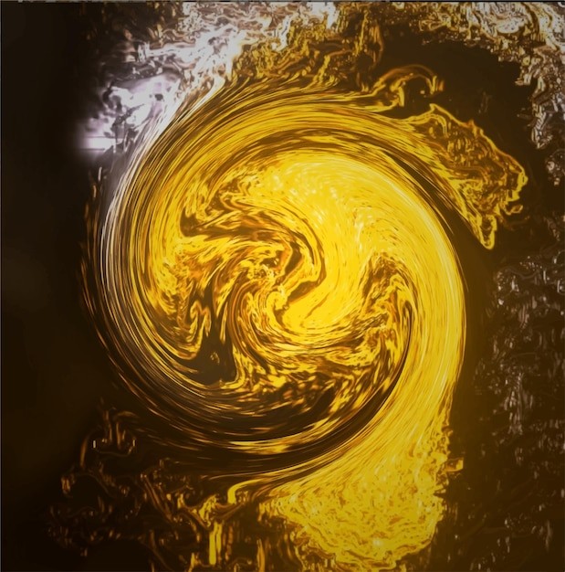 金色液体华丽背景