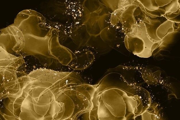 金色液体华丽背景
