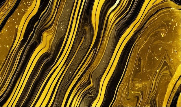 金色液体华丽背景