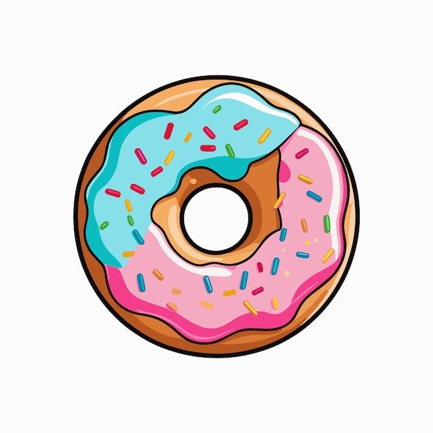 甜甜圈插画