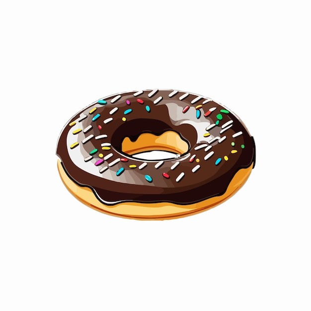 甜甜圈插画