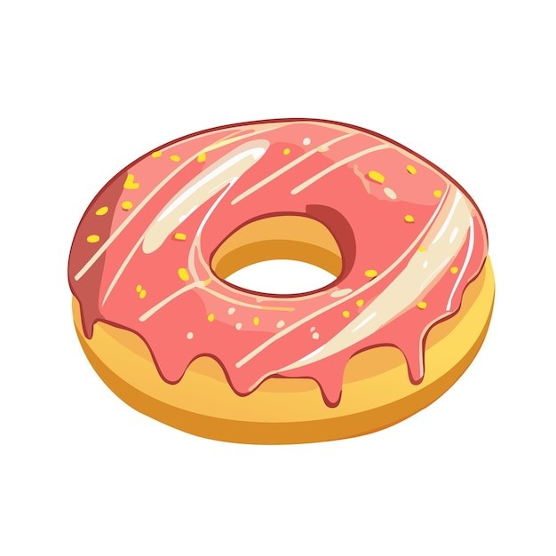 甜甜圈插画