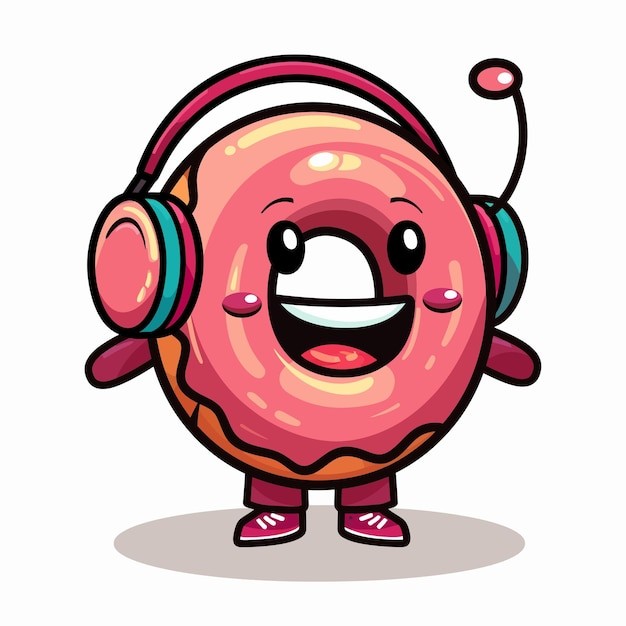 甜甜圈插画