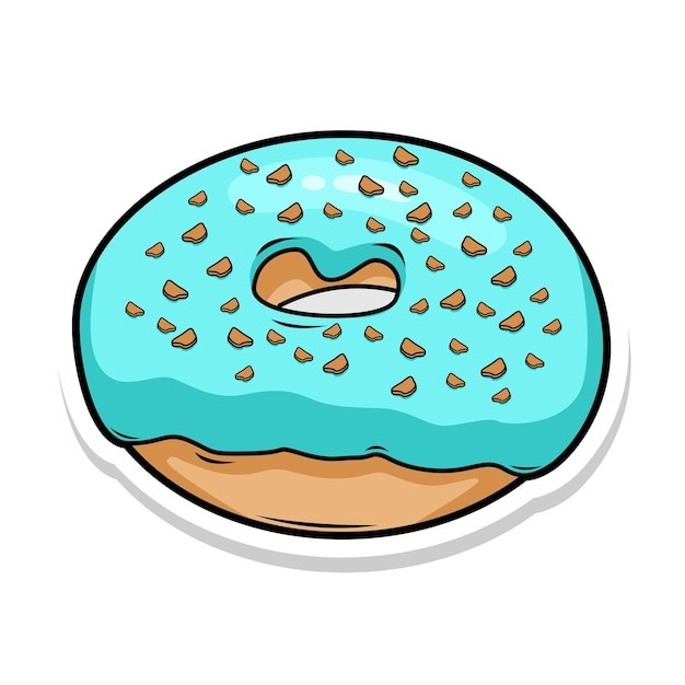 甜甜圈插画