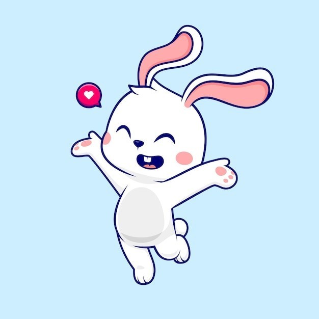 卡通兔子插画