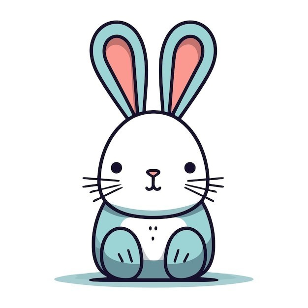 卡通兔子插画