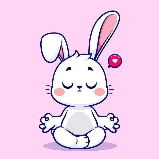 卡通兔子插画