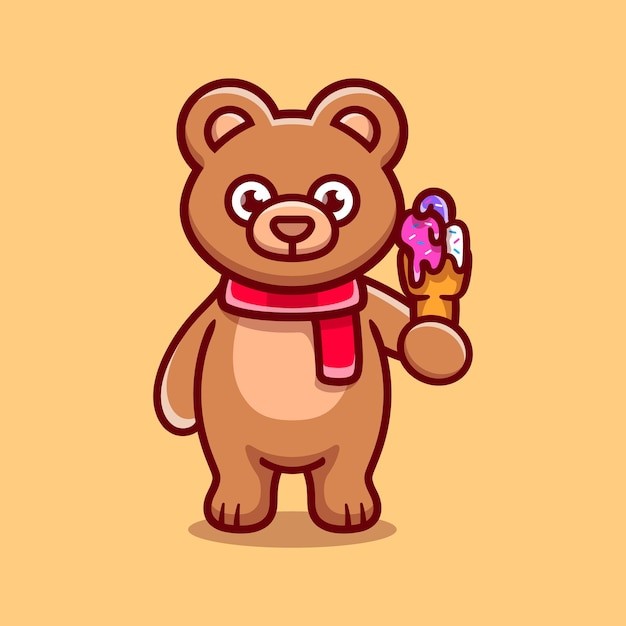 可爱卡通小熊插画