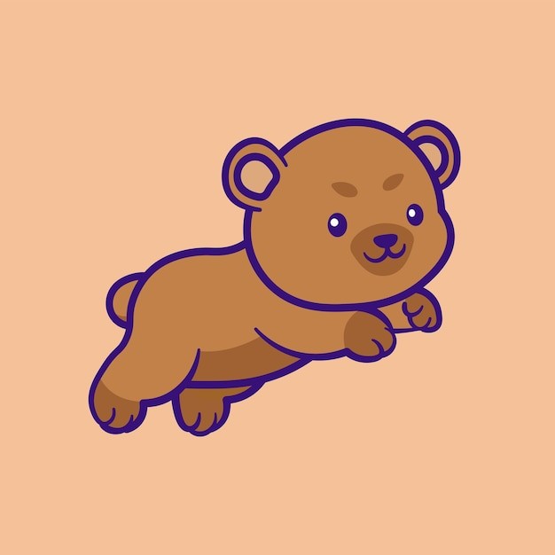 可爱卡通小熊插画