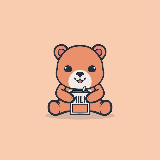 可爱卡通小熊插画