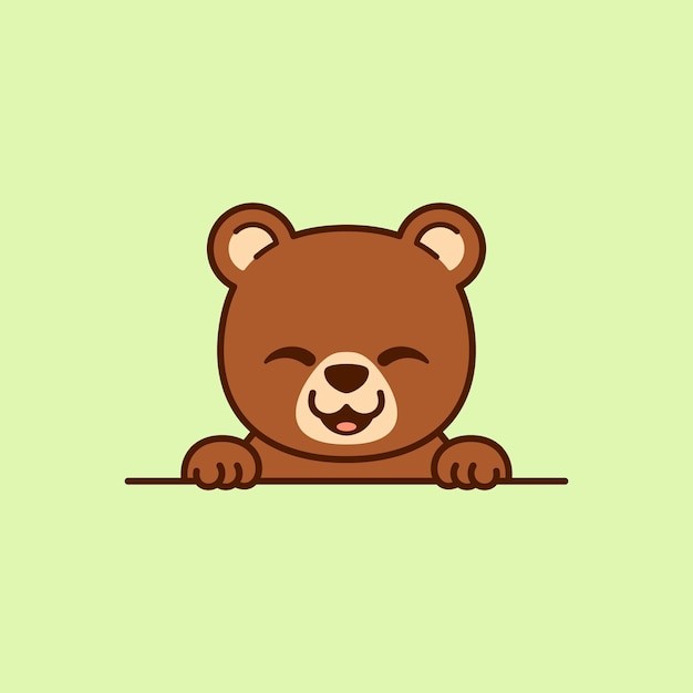 可爱卡通小熊插画