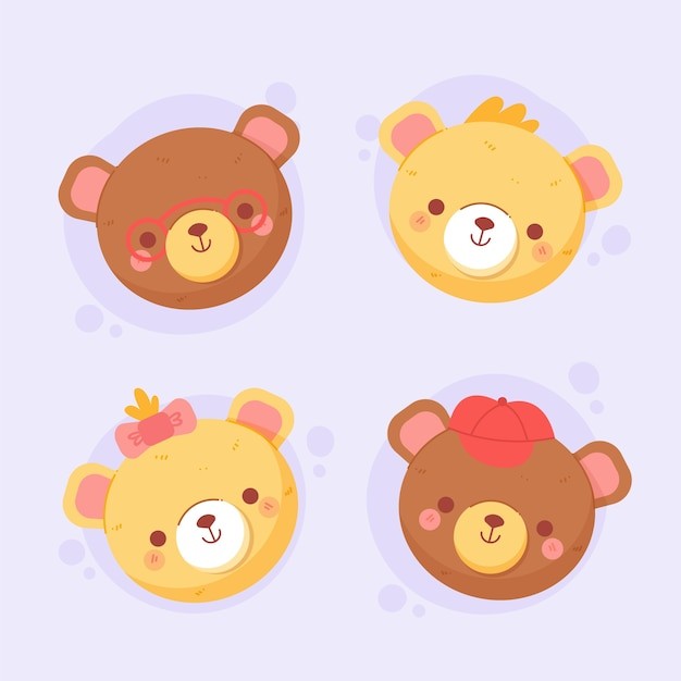 可爱卡通小熊插画