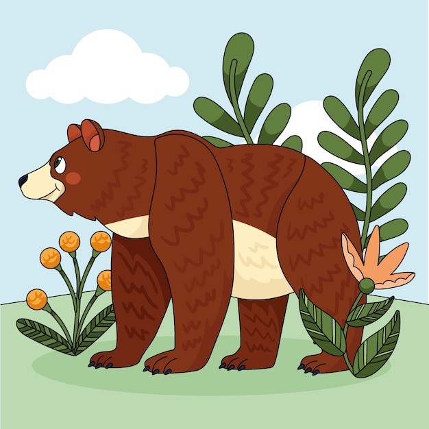 可爱卡通小熊插画