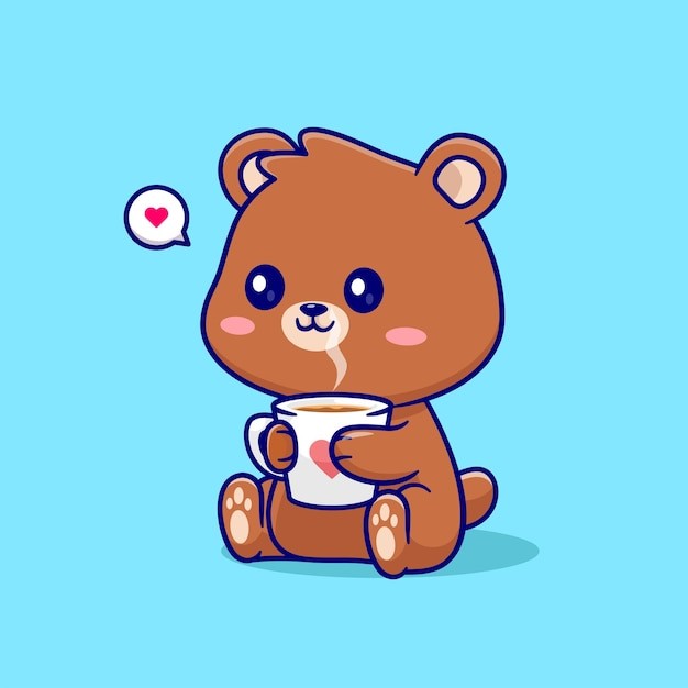 可爱卡通小熊插画