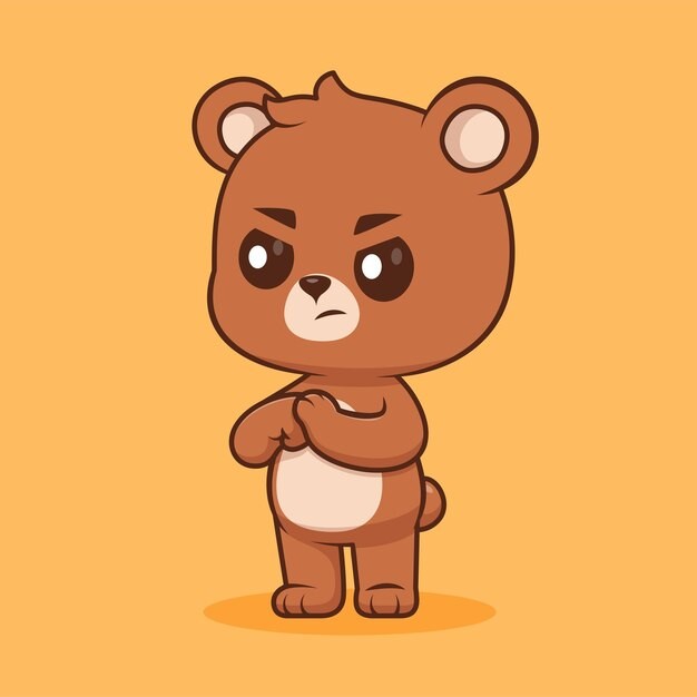 可爱卡通小熊插画