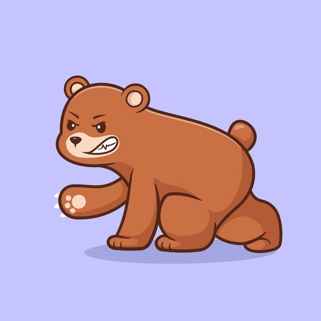 可爱卡通小熊插画