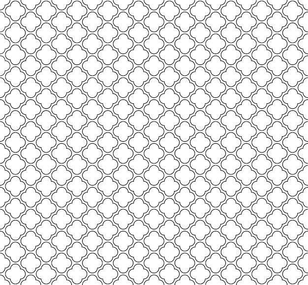 日式花朵无缝花纹