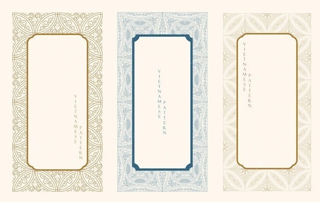 传统名族风艺术花纹