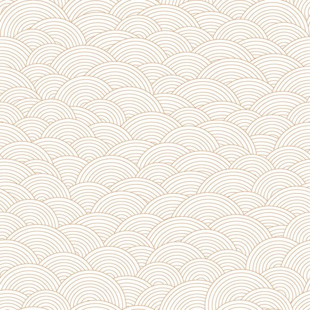 青海波海浪波浪花纹