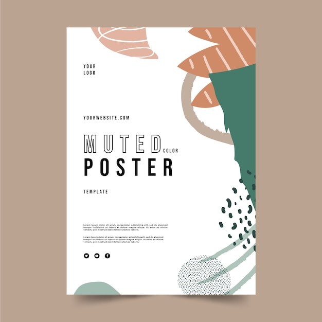 手绘艺术海报设计模板