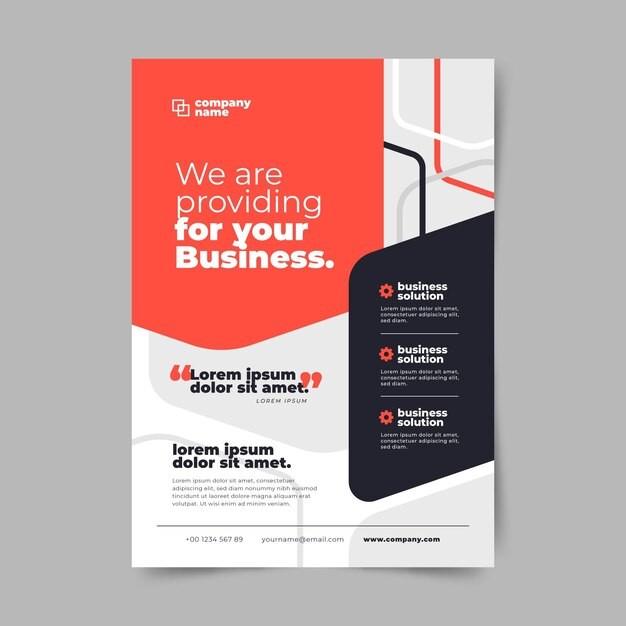 现代企业商务海报设计模板