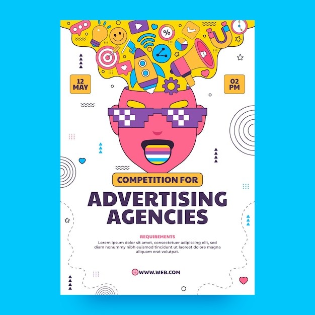 广告公司海报设计模板