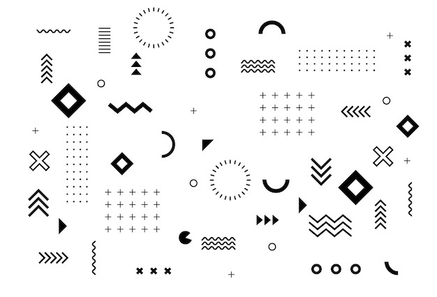 抽象孟菲斯几何图形