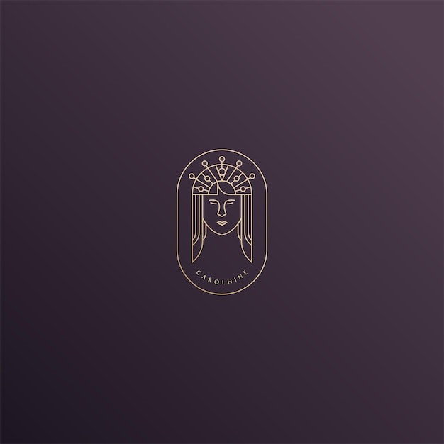 美容院spa女人标志logo