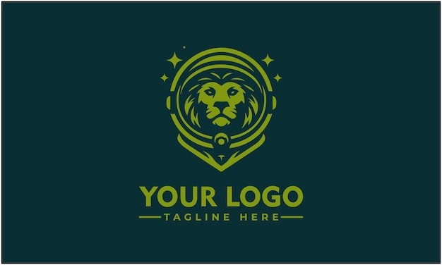 狮子宇航员标志logo