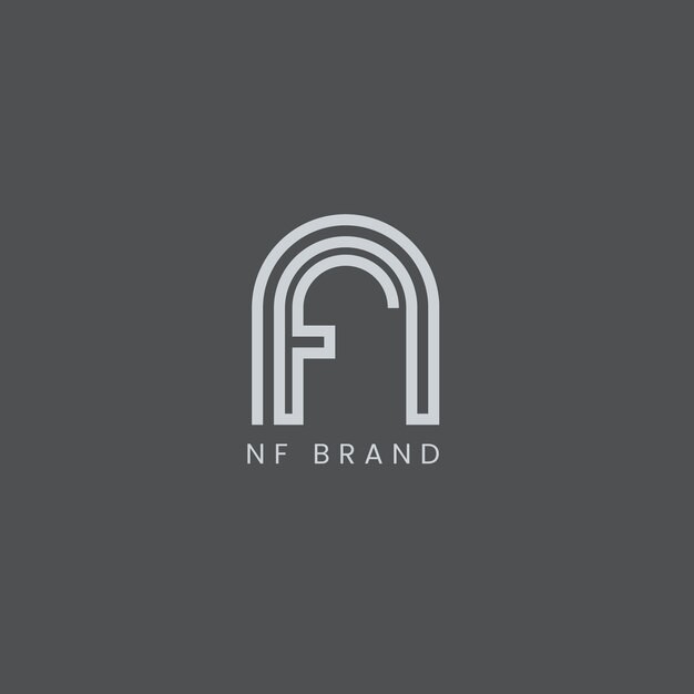 字母nf字母fn大门标志logo