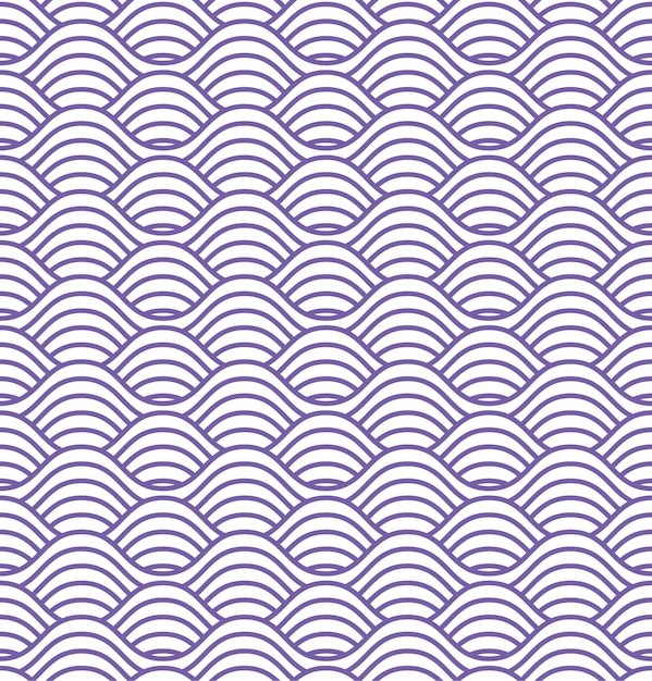 中国风中式青海波鱼鳞纹花纹