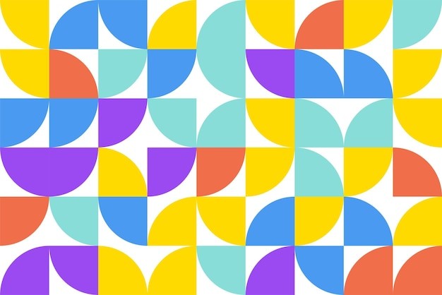 马赛克抽象平面几何构成图形花纹