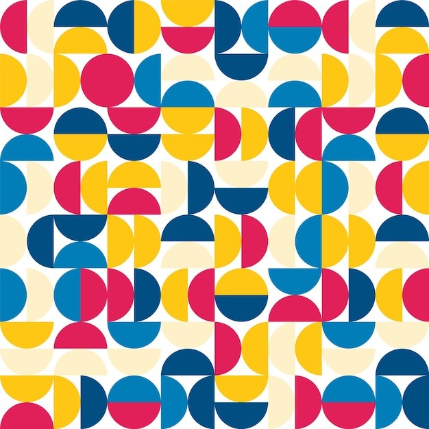 马赛克抽象平面几何构成图形花纹