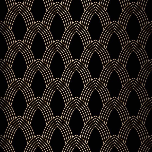 贝壳鱼鳞现代装饰花纹