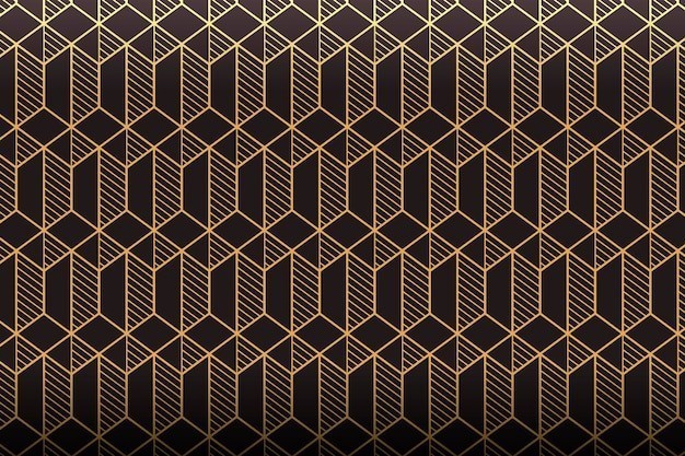 渐变金色现代装饰图案花纹
