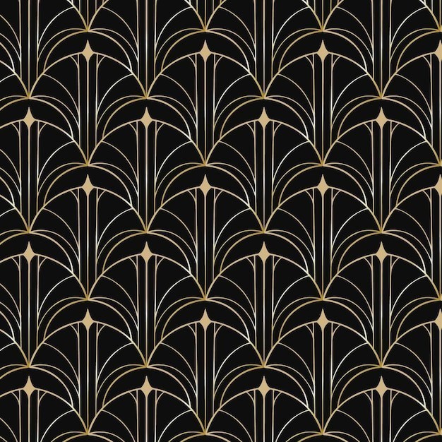 渐变金色现代装饰图案花纹