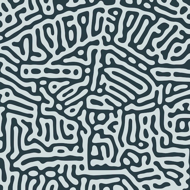 抽象线条涂鸦花纹