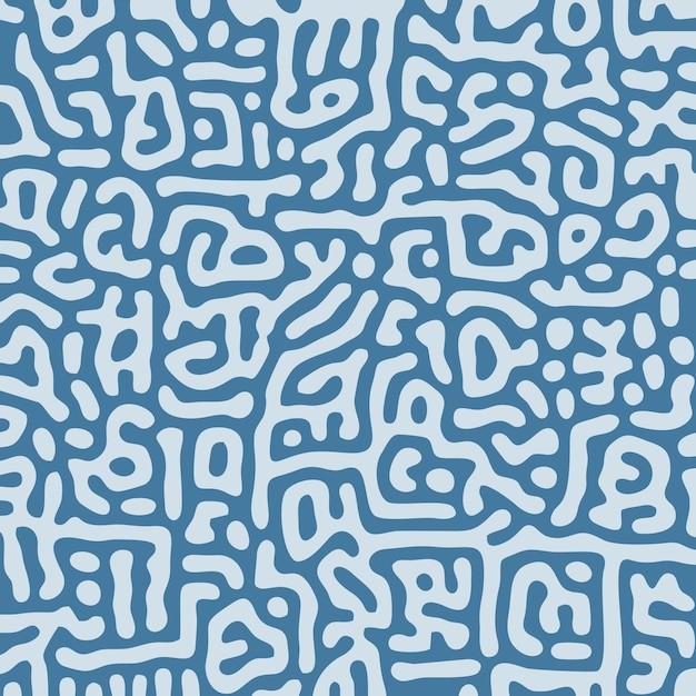 抽象线条涂鸦花纹