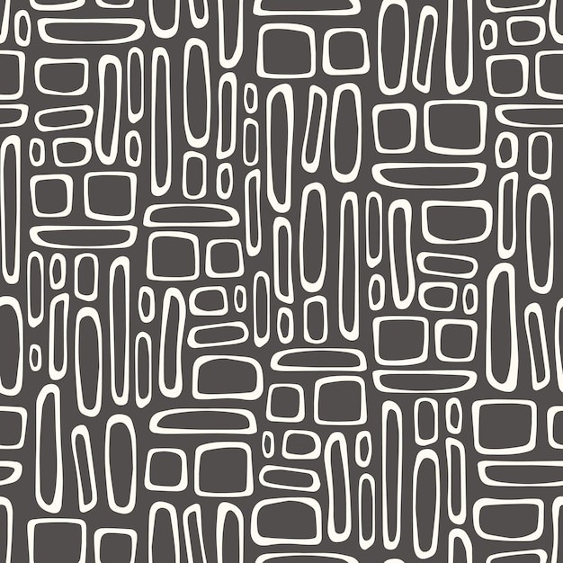 抽象线条涂鸦花纹