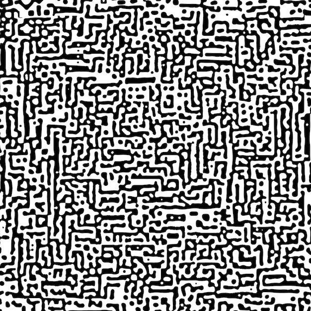 抽象线条涂鸦花纹