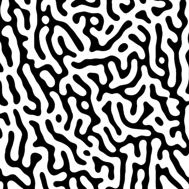 抽象线条涂鸦花纹