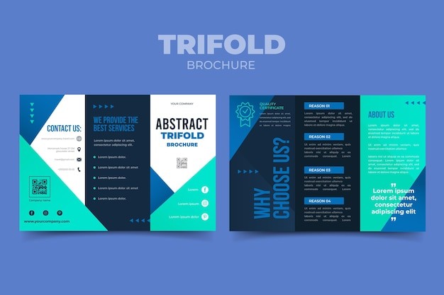 三折页模板